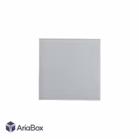 شیشه سفید بدون آیکون کلید هوشمند GL2-A1 با ابعاد 2×86×86 میلی متر