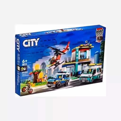 لگو مجموعه آتش نشانی سه مدل8012وارداتی