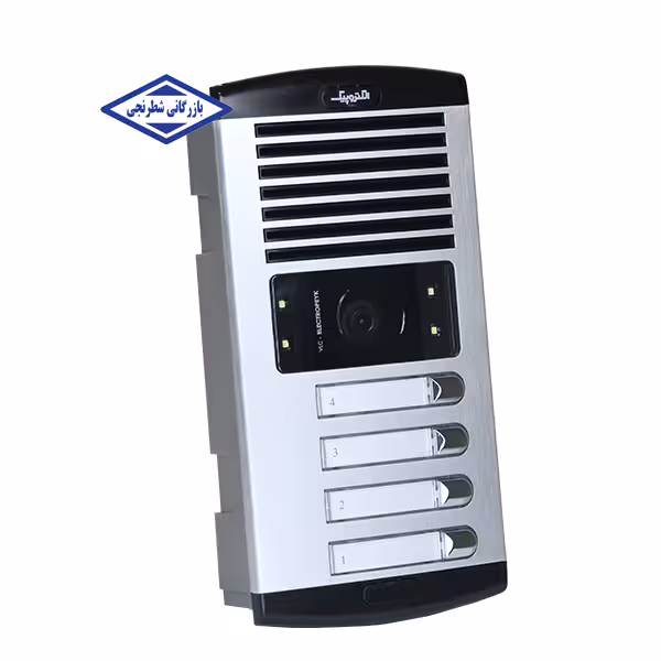 پنل آیفون تصویری 4 واحدی عمودی مدل 1086 الکتروپیک