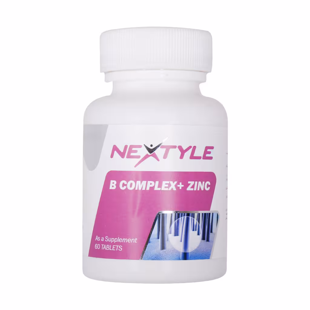 قرص ب کمپلکس و زینک نکستایل 60 عدد