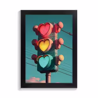 تابلو عاشقانه طرح  heart کد PF-27035