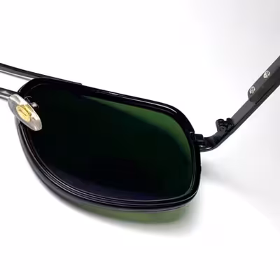 عینک آفتابی مردانه  مدل خلبانی مربعی