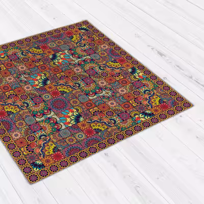 رومیزی طرح چهل تکه کد 996