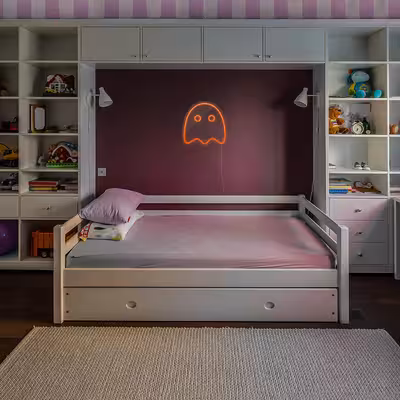 چراغ دیواری نئون دیزاین طرح Packman-2_ORG