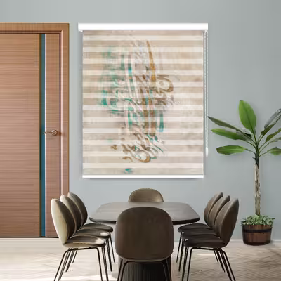 پرده زبرا مدل F-7089 سایز 125x180 سانتی متر