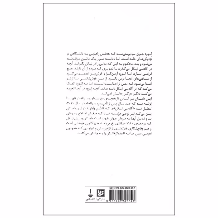 کتاب پسران نیکل اثر کلسن وایتهد انتشارات گویا