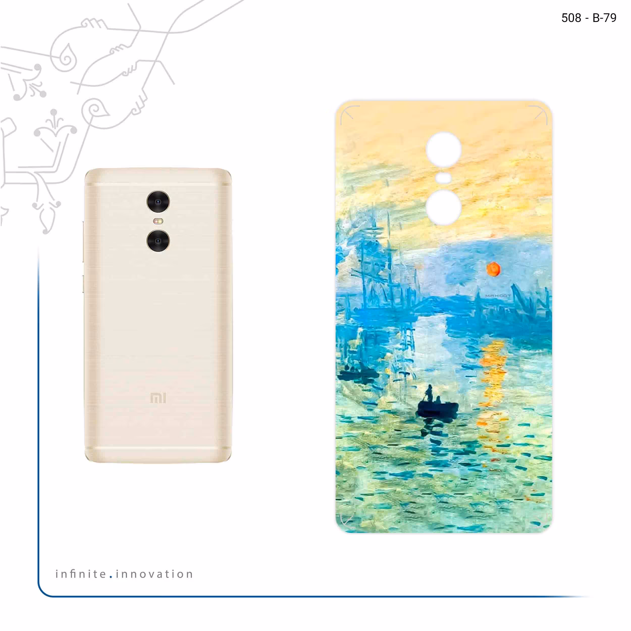 برچسب پوششی ماهوت مدل Impression of Monet مناسب برای گوشی موبایل شیائومی Redmi Pro