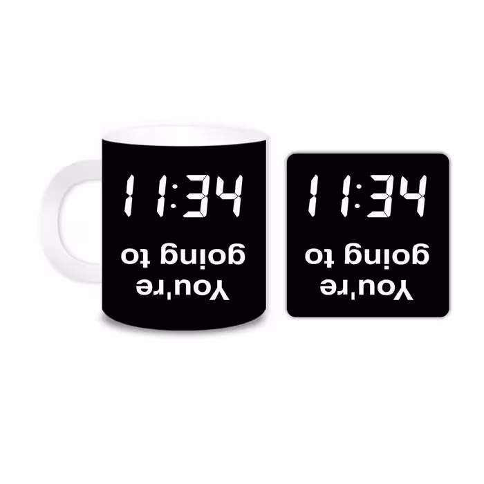 ماگ مدل متن کد 1009 به همراه زیر لیوانی