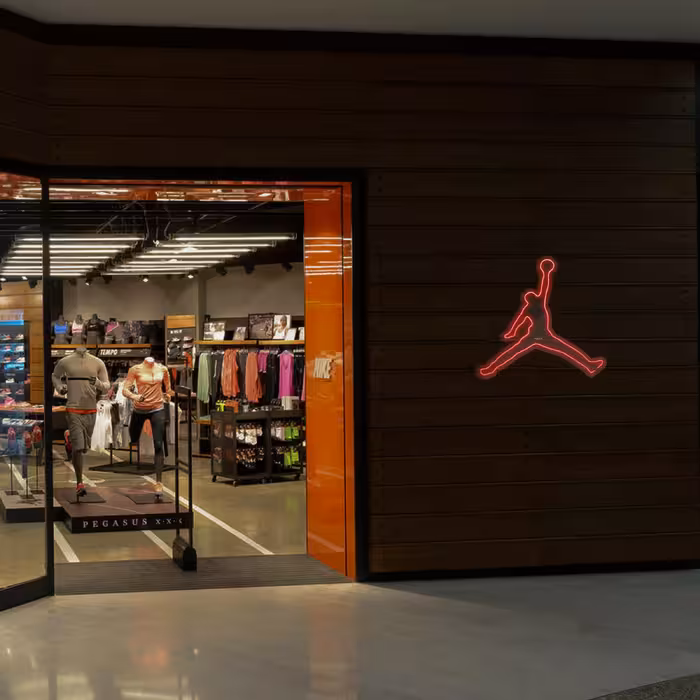 چراغ دیواری نئون دیزاین طرح Jordan_RD