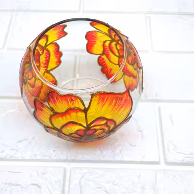 تنگ ویترای طرح گل کد 0013