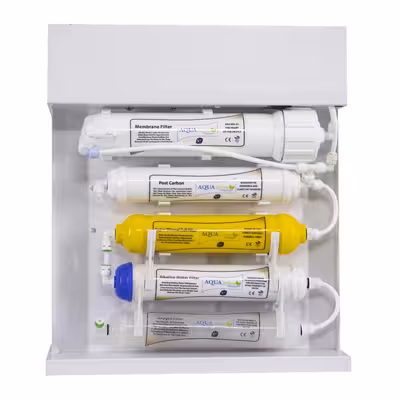 دستگاه تصفیه کننده آب آکوآ اسپرینگ مدل RO-S7-WZ-7020 به همراه رسوبگیر گلیتز 