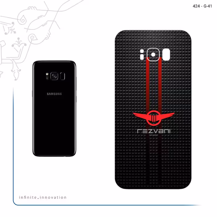 برچسب پوششی ماهوت مدل Rezvani Motors مناسب برای گوشی موبایل سامسونگ Galaxy S8 Plus