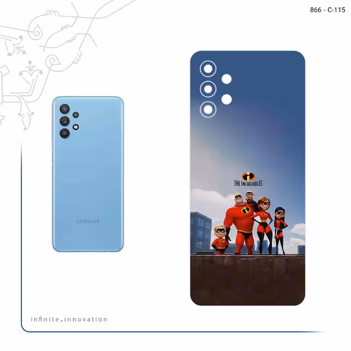 برچسب پوششی ماهوت مدل The Incredibles مناسب برای گوشی موبایل سامسونگ Galaxy M32 5G