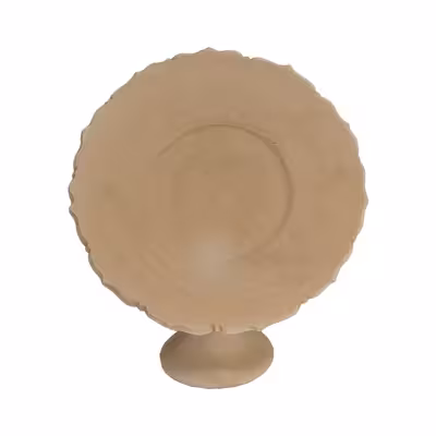  قاب آینه سفالی خام مدل کمانی کد AH100