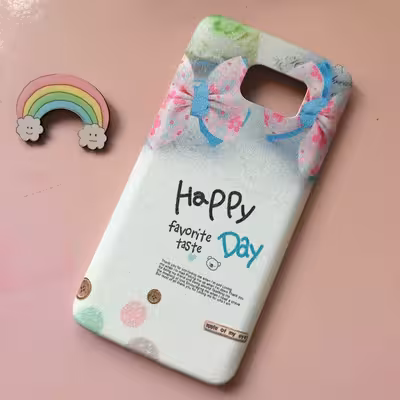 کاور طرح Happy Day کد Z180 مناسب برای گوشی موبایل سامسونگ Galaxy S7