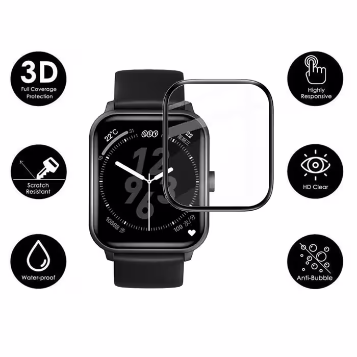 محافظ صفحه نمایش لاین مدل RT007 مناسب برای ساعت هوشمند کیو سی وای GTS Watch