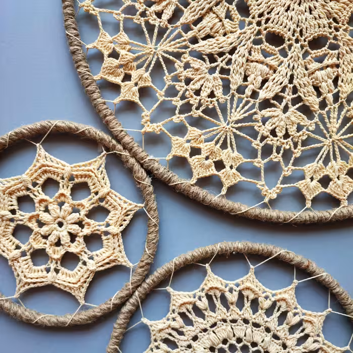 دیوارکوب بافتنی مدل دریم کچر کد R01 مجموعه 4 عددی