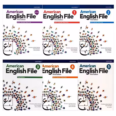 کتاب American English File Third Edition اثر جمعی از نویسندگان انتشارات ابداع 6 جلدی