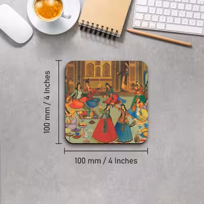 زیر لیوانی لوکسینو مدل سنتی ایرانی مجموعه 6 عددی