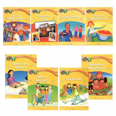 کتاب lets go readers 2 اثر joann dionne انتشارات OXFORD هشت جلدی