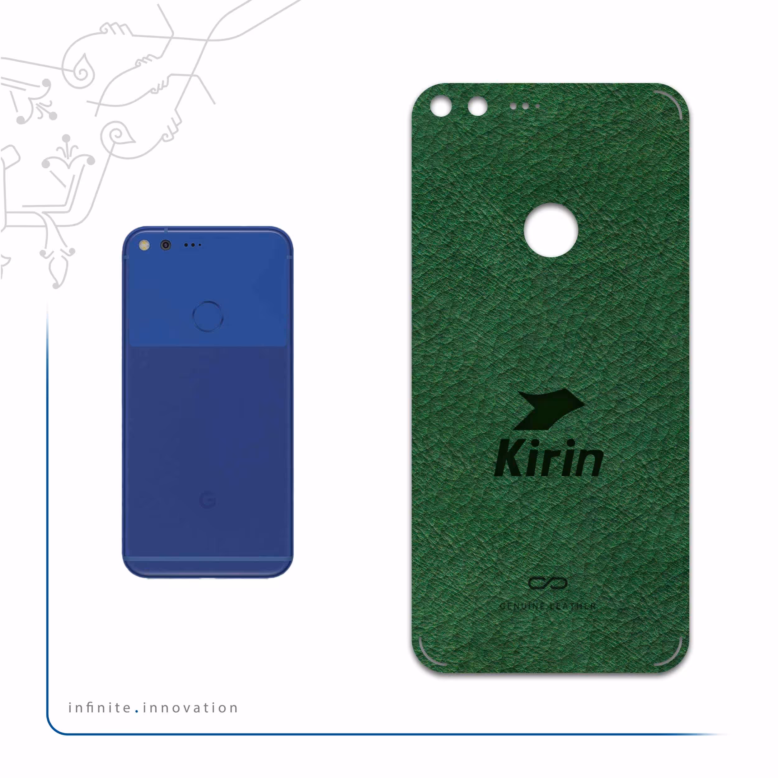 برچسب پوششی ماهوت مدل GL-KRN مناسب برای گوشی موبایل گوگل Pixel XL