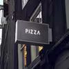 چراغ دیواری نئون دیزاین طرح Pizza-Text_WHT