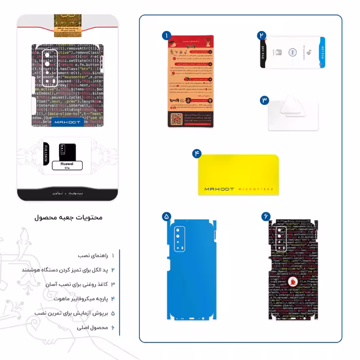 برچسب پوششی ماهوت مدل Programming 1-FullSkin مناسب برای گوشی موبایل هوآوی Y7a