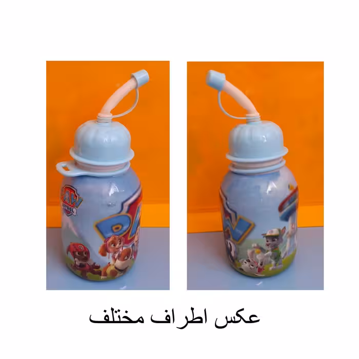 لیوان کودک مدل نی دار طرح سگ نگهبان کد PAW-0003