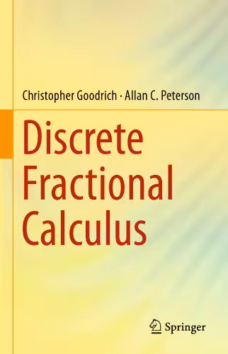 خرید و دانلود نسخه کامل کتاب Discrete Fractional Calculus