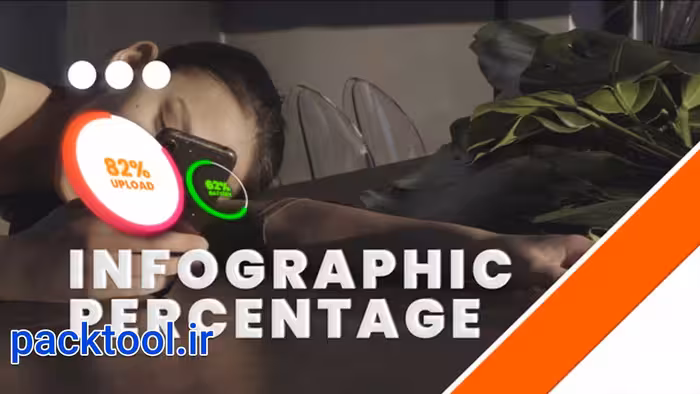 دانلود پروژه اینفوگرافیک‌ های متحرک دایره‌ ای داوینچی ریزالو Infographic Circle - پک تول