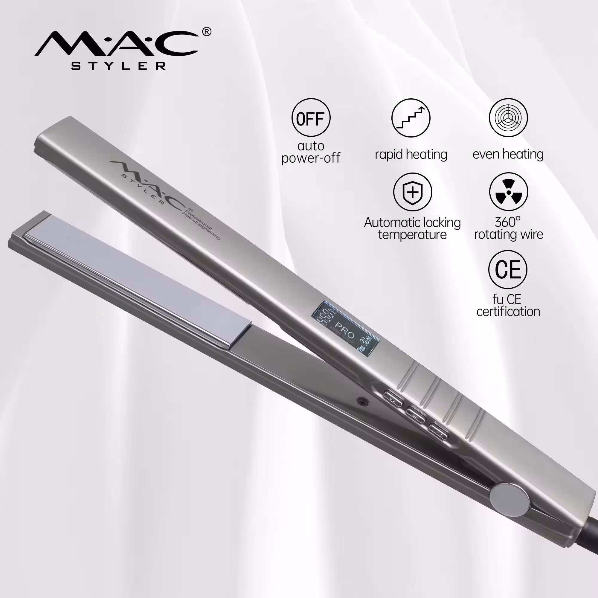 اتو و حالت دهنده ی مو مک استایلر مدل MC-5519