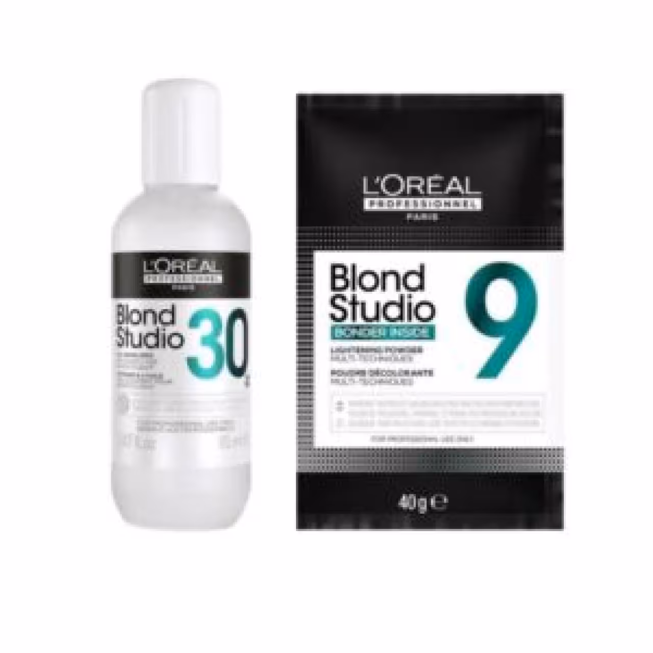 پودر دکلره اکسیدان لورآل پروفشنال مدل Blond studio مخصوص مصرف خانگی