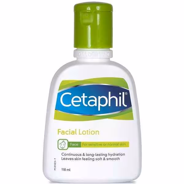 لوسیون مرطوب کننده صورت ستافیل CETAPHIL حجم 118 میل اصل | پوست نرمال و حساس