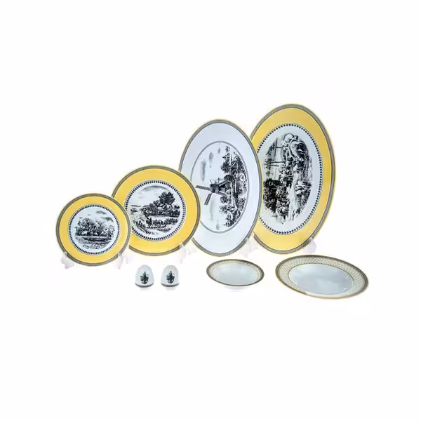 سرویس غذاخوری چینی زرین مدل Village 2