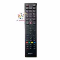 کنترل تلویزیون وستل دکمه بنفش بلند