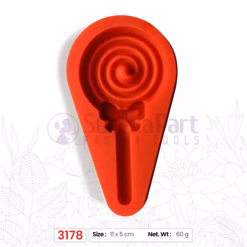 مولد سیلیکونی طرح آبنبات چوبی بزرگ ابعاد 5 در 11 سانت برند سورنا پارت