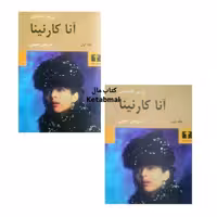 کتاب آنا کارنینا اثر لی یو تولستوی انتشارات نیلوفر دو جلدی