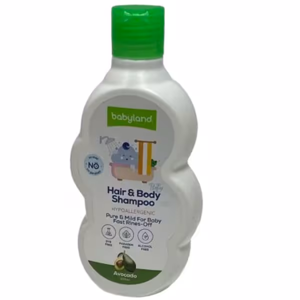 شامپو سر و بدن کودک عصاره آووکادو 200ML بیبی لند