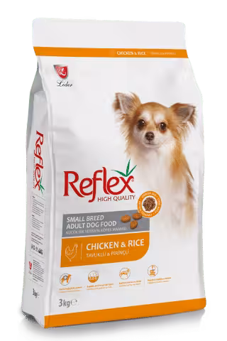 غذای خشک رفلکس سگ بالغ نژاد کوچک با طعم مرغ وزن 3 کیلوگرم