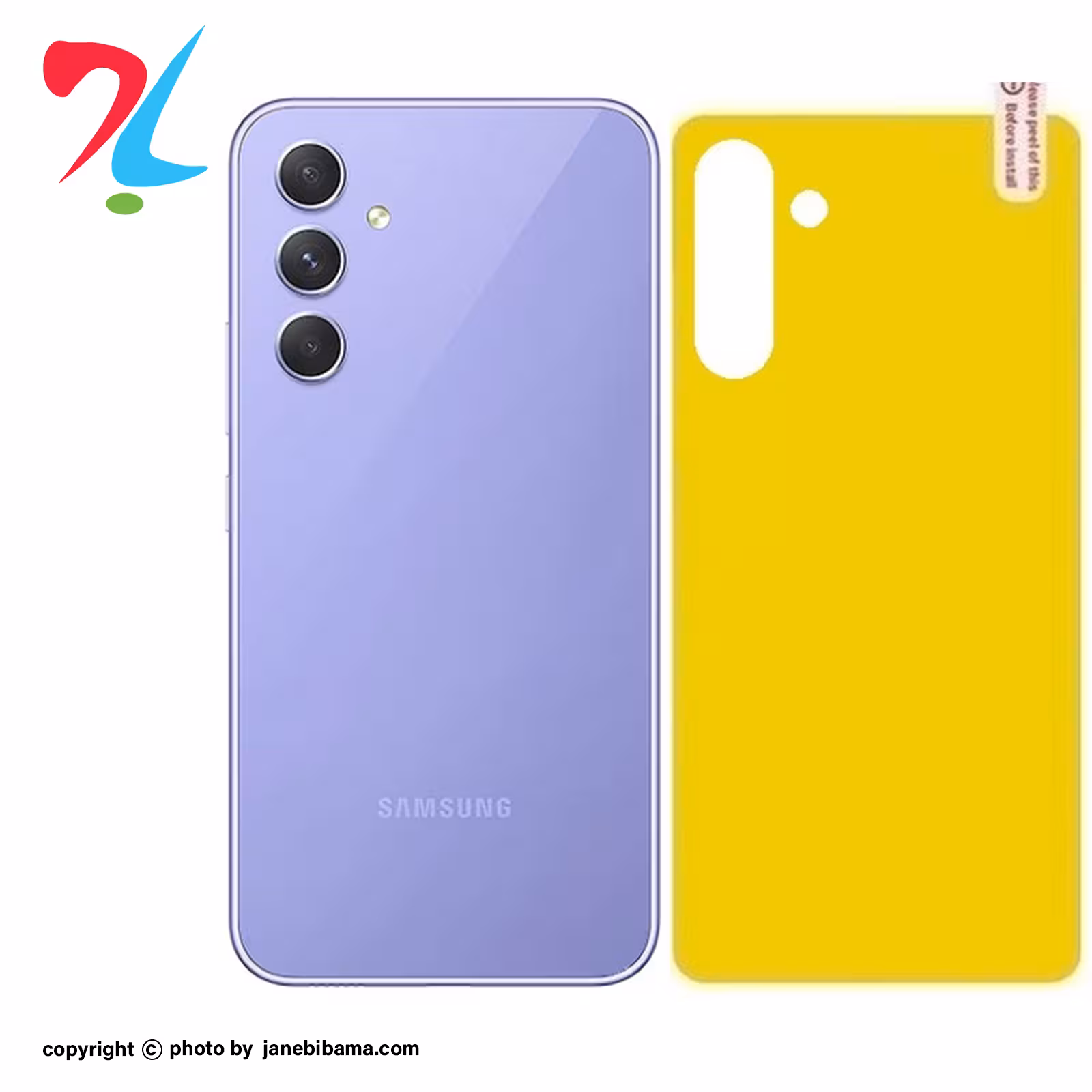 برچسب محافظ پشت گوشی سامسونگ galaxy a54
