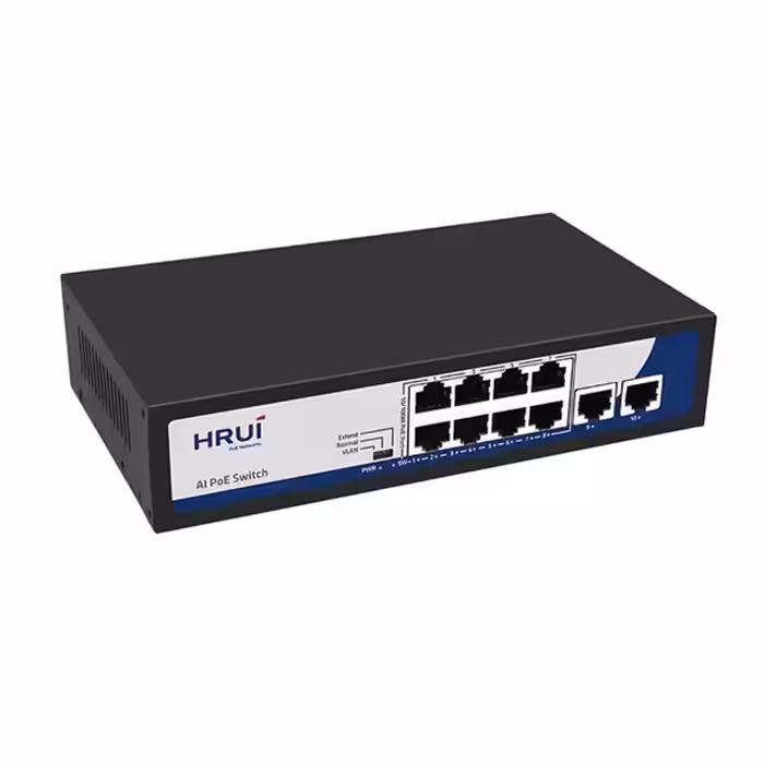 سوئیچ اچ آر یو آی سوئیچ 8 پورت POE اچ آر یو آی HR900-AF-82N