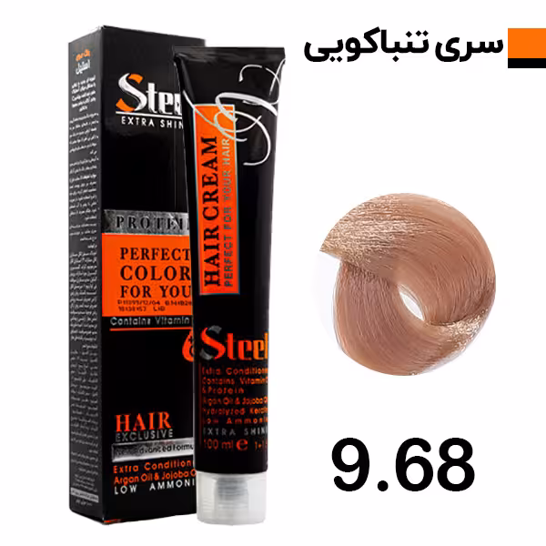 رنگ مو بلوند یونانی استیل شماره 9.68