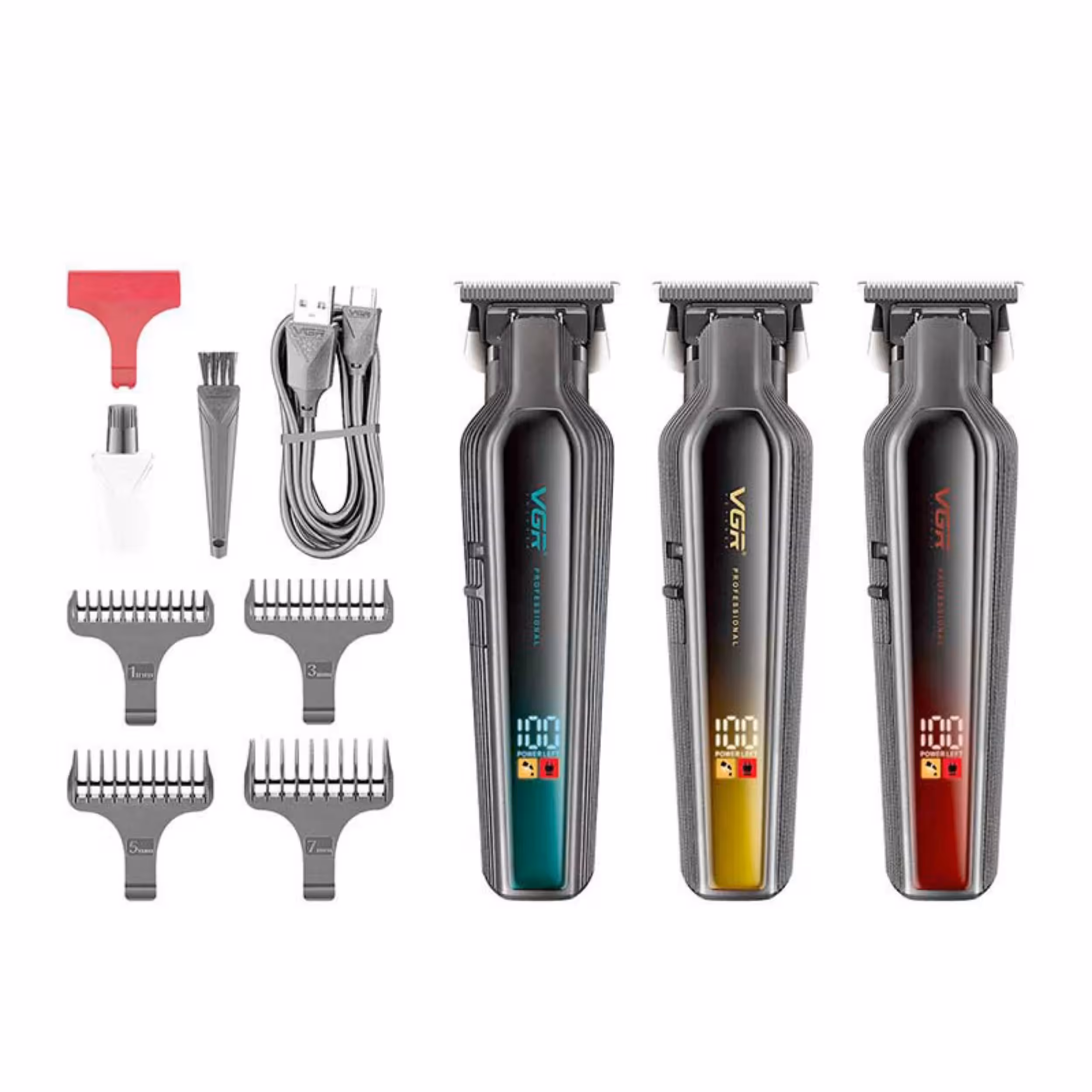 ماشین اصلاح موی سر و صورت شارژی وی جی ار مدل V-930