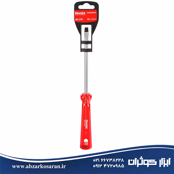 پیچ گوشتی 125*6 دوسو رونیکس Ronix مدل RH-2768