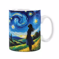 ماگ راویتا طرح نقاشی سبک ون گوک – van gogh کد 3841