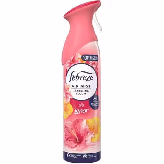 اسپری خوشبو کننده هوا فبرز رایحه شکوفه ی درخشان185میل