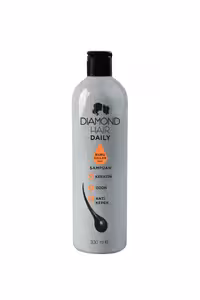 شامپو ضد شوره و ضد ریزش موهای خشک DIAMOND HAIR حجم 330 ml