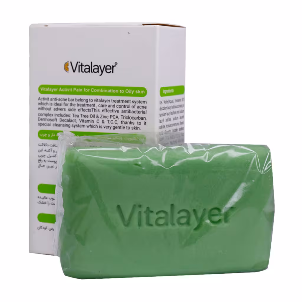 پن پوست چرب مدل اکتی ویت 100 گرم ویتالیر Vitalayer