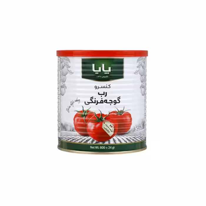 رب گوجه‌ فرنگی پایا مقدار 800 گرمی