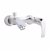 شیر حمام مدل لوتوس کروم